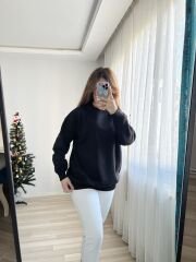 3 Iplik Sardonlu Sweatshirt