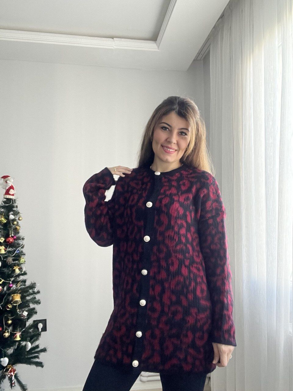 Leopar Desenli  Sakalli  Hirka