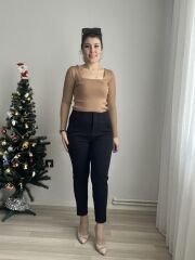 Zara Model Krep Kumas Pantolon